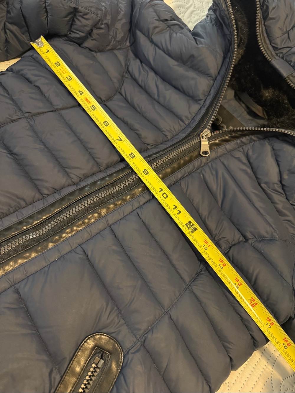 Pajar Navy Quilted Hooded Ski Jacket - Picture 10 of 16
